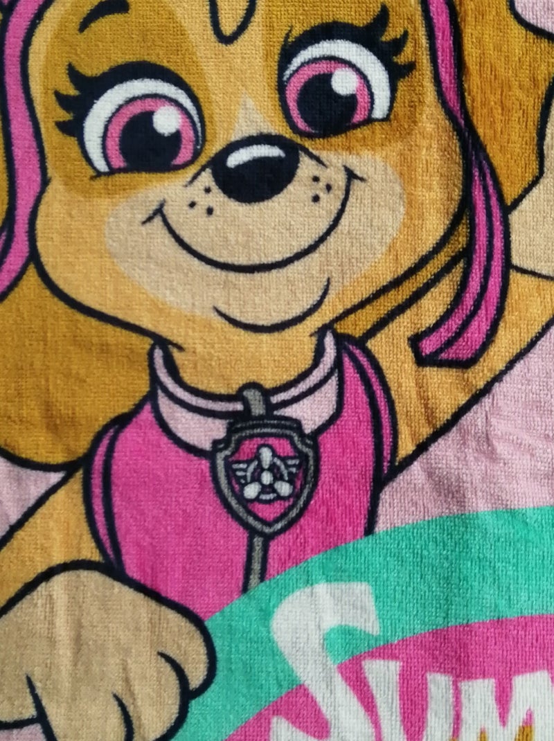 Cape de bain 'Pat'patrouille' Rose - Kiabi