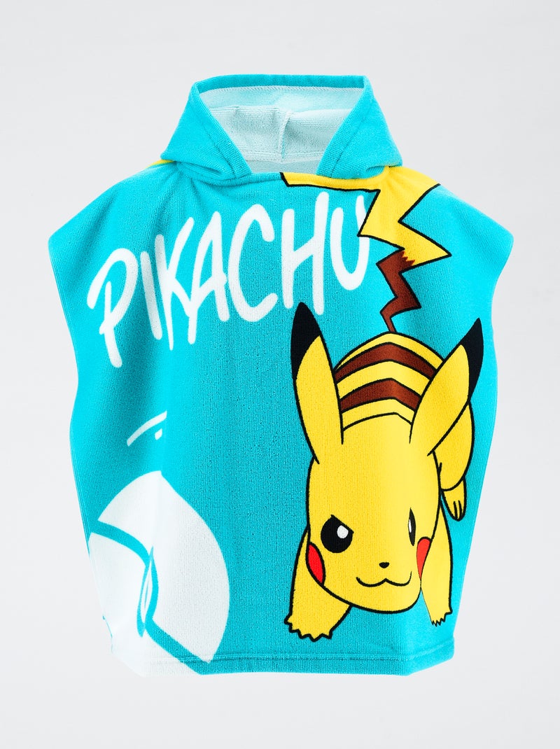 Cape de bain 'Pikachu' 'Pokemon' Bleu - Kiabi