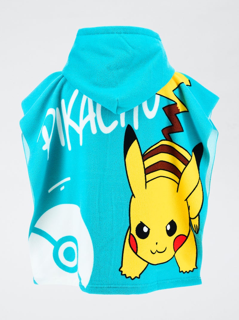 Cape de bain 'Pikachu' 'Pokemon' Bleu - Kiabi