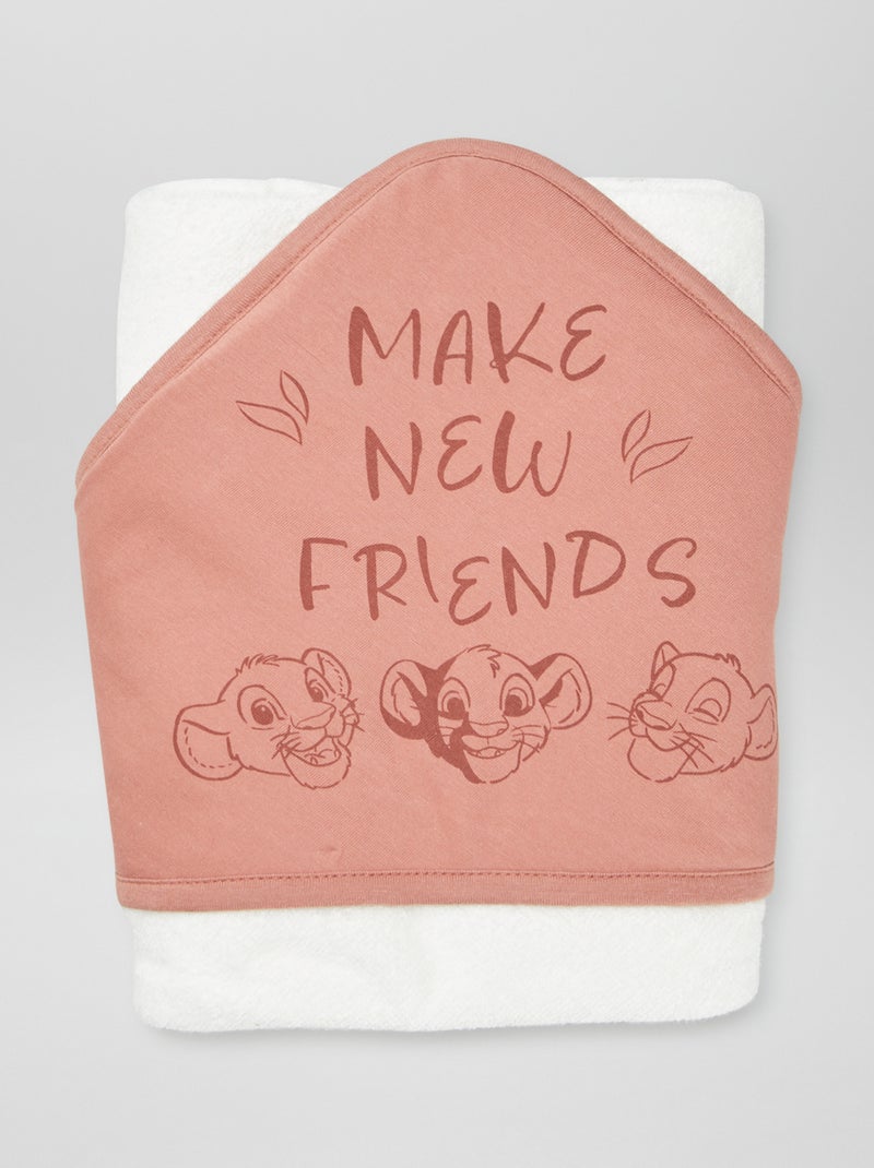 Cape de bain 'Simba' 'Disney' Rouge - Kiabi