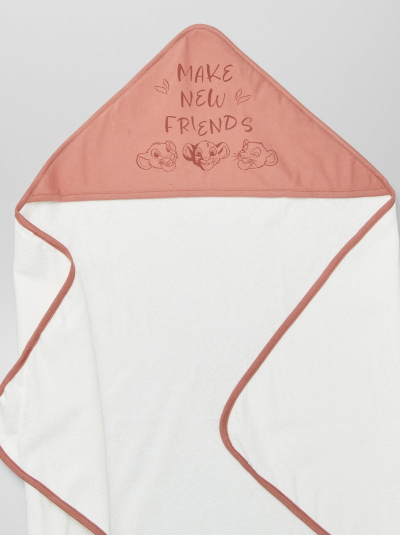 Cape de bain 'Simba' 'Disney' Rouge - Kiabi