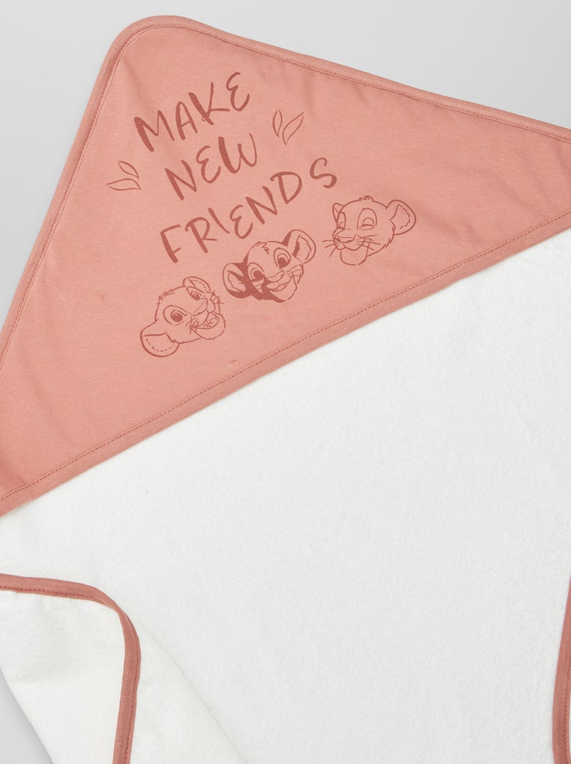 Cape de bain 'Simba' 'Disney' Rouge - Kiabi