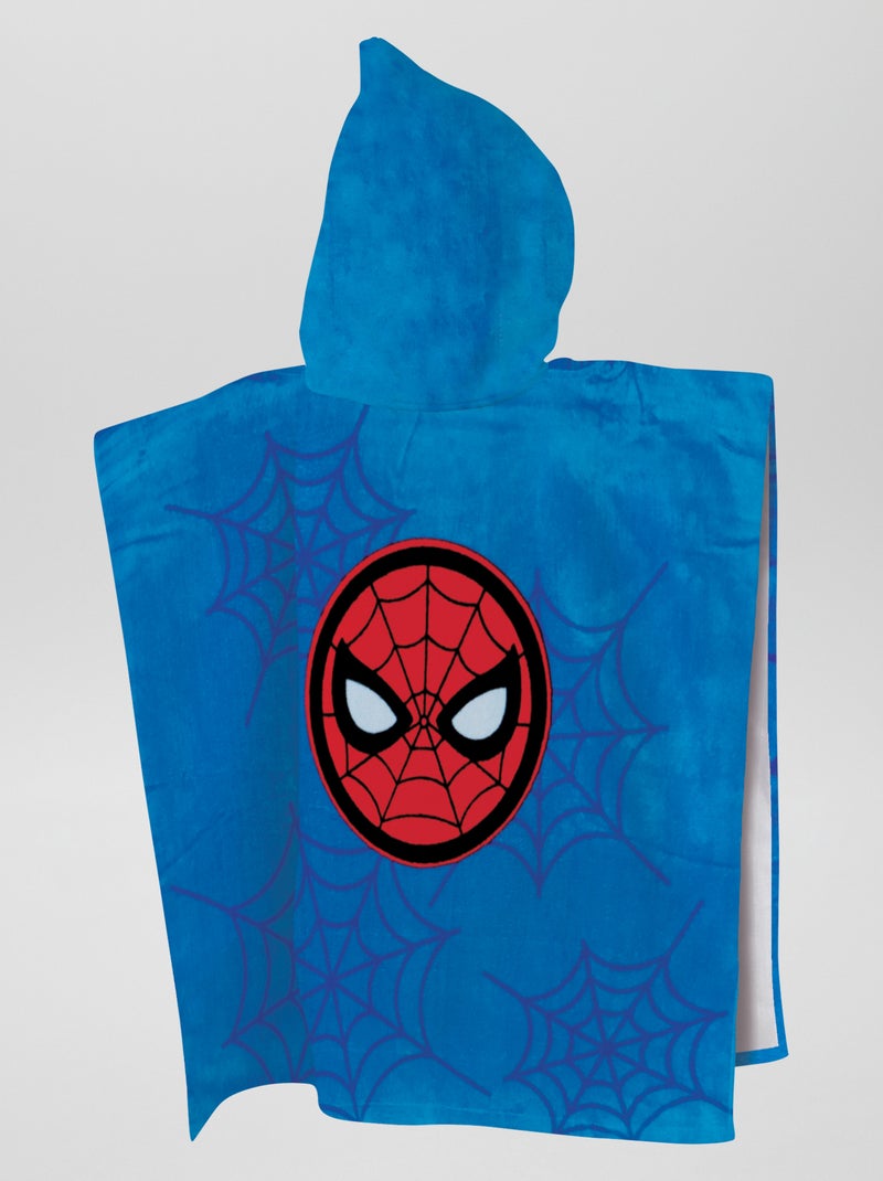 Cape de bain 'Spider-Man' bleu/rouge - Kiabi