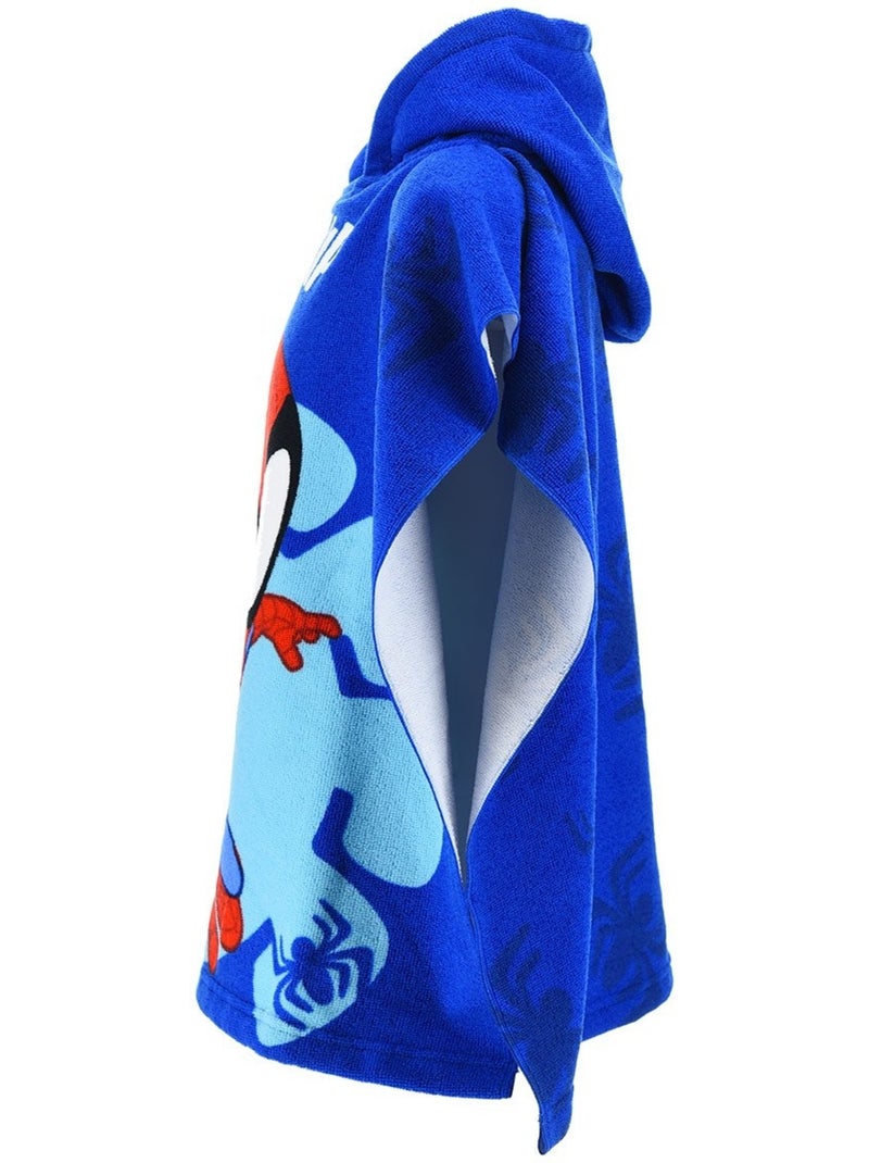 Cape de Bain Spidey | Licence Officielle Bleu - Kiabi