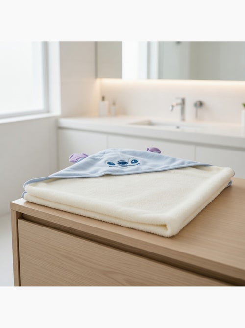 Cape de bain Stitch - 80% coton 20% Polyester - Kiabi