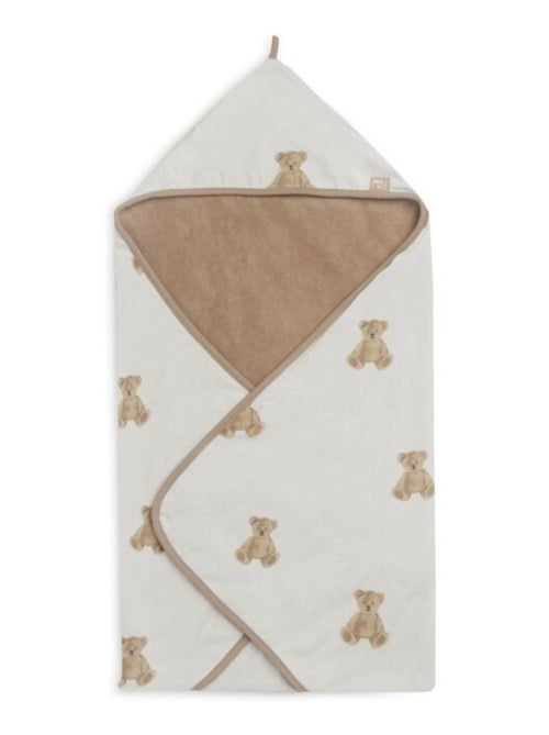 Cape de bain Teddy Bear GOTS en coton bio Jollein - Kiabi Cape de bain Teddy Bear GOTS en coton bio Jollein - Kiabi