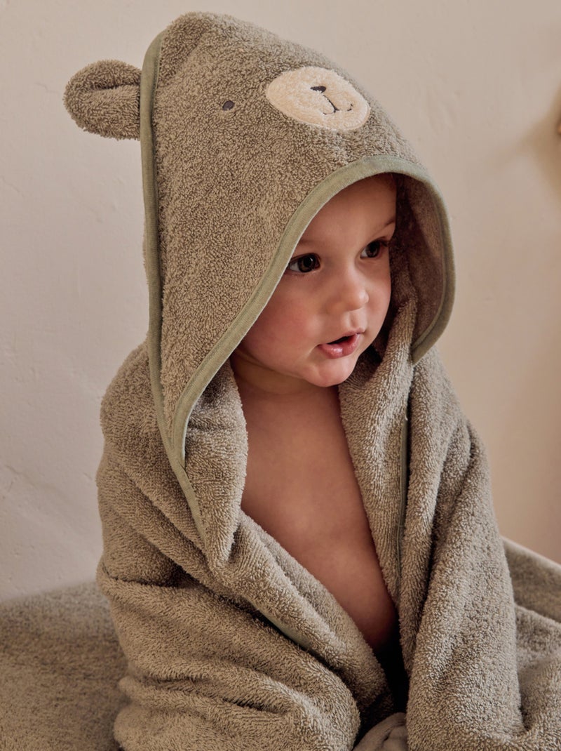 Cape de bain verte en éponge 75x75 cm Noukie's Vert - Kiabi