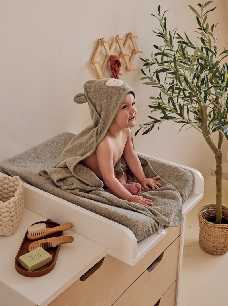 Cape de bain verte en éponge 75x75 cm Noukie's Vert - Kiabi