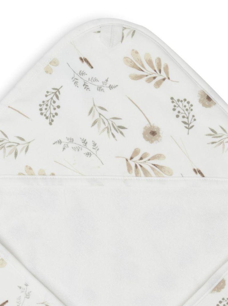Cape de bain Wild Flowers (75 x 75 cm) Beige - Kiabi