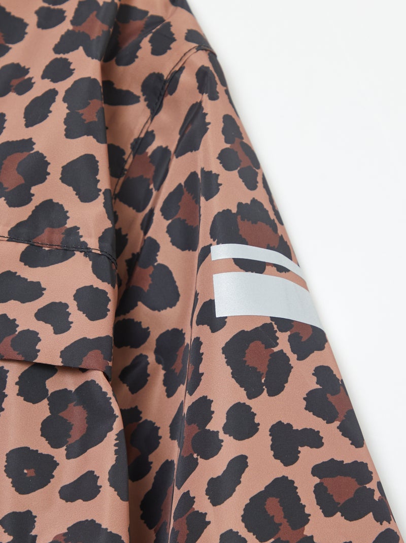 Cape de pluie à capuche Marron - Kiabi