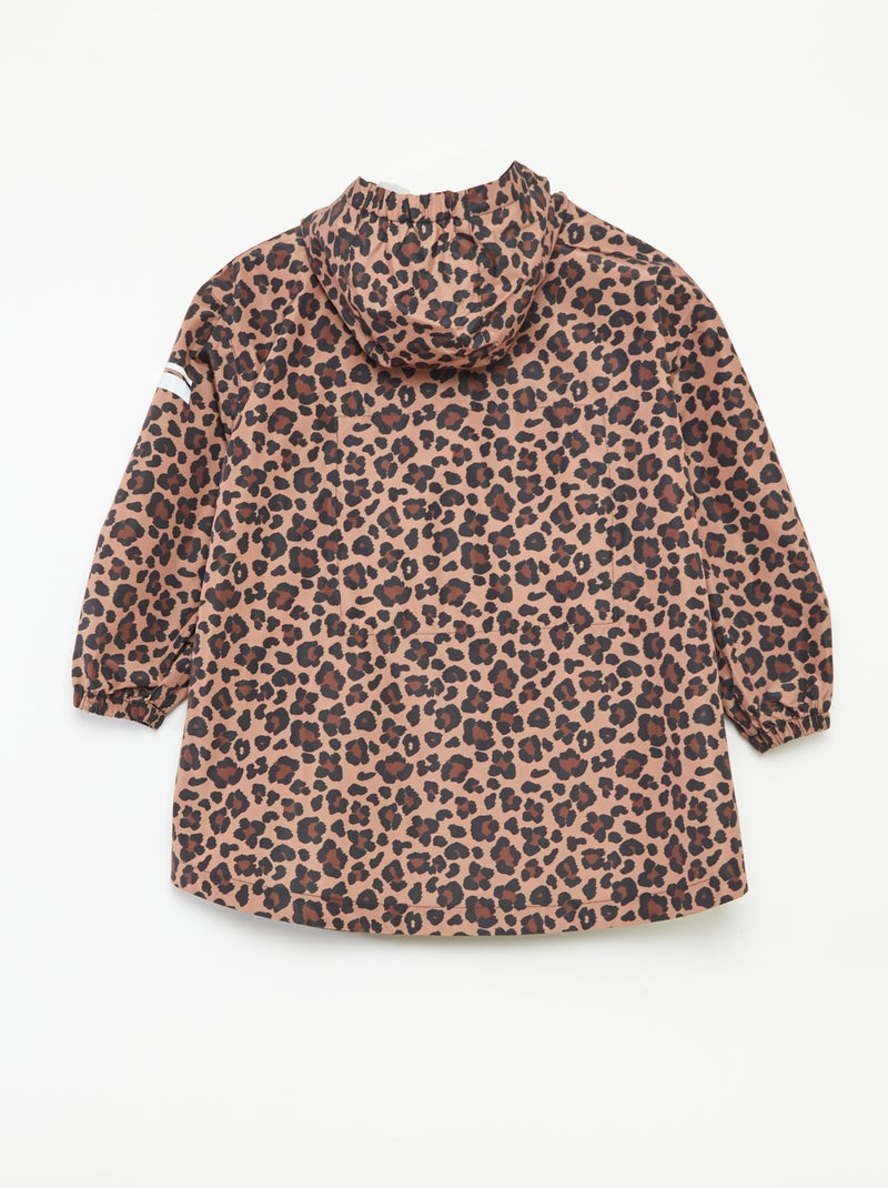 Cape de pluie à capuche Marron - Kiabi