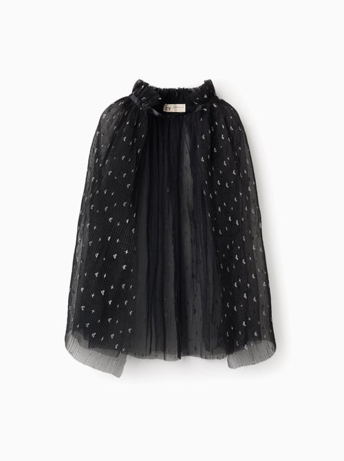 Cape en Tulle Plissé avec Lurex - Kiabi