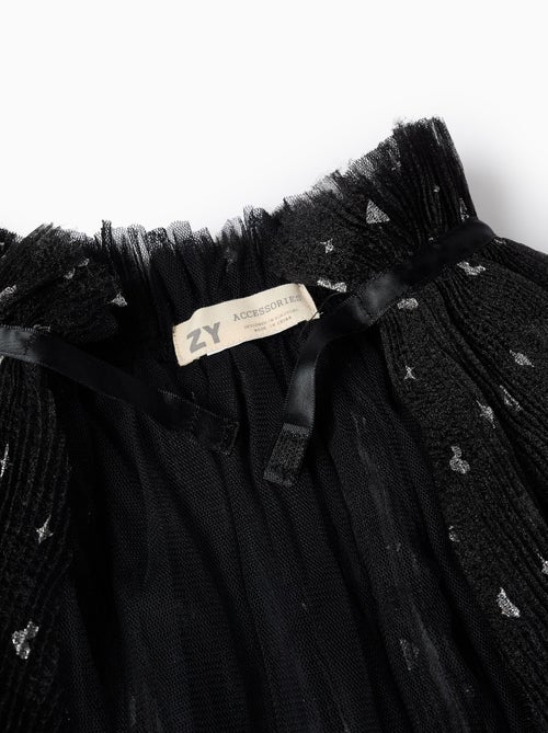 Cape en Tulle Plissé avec Lurex - Kiabi