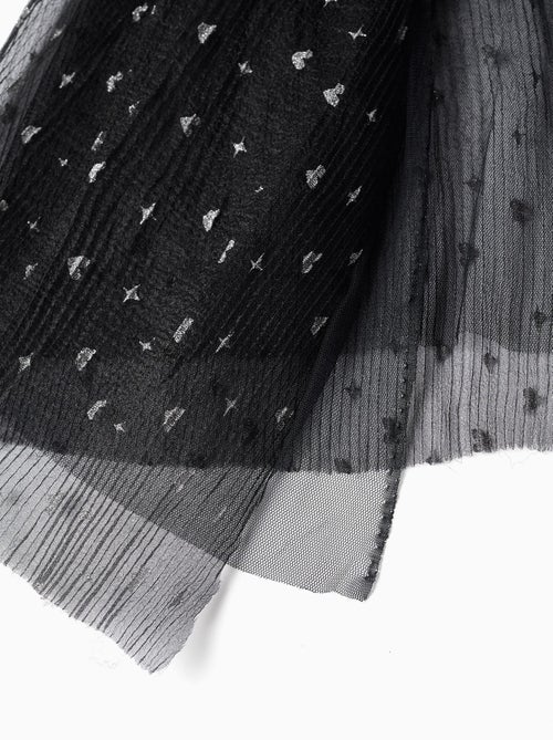 Cape en Tulle Plissé avec Lurex - Kiabi