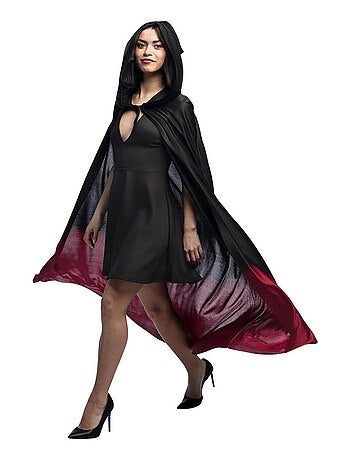 Cape Fade noir/rouge -170cm