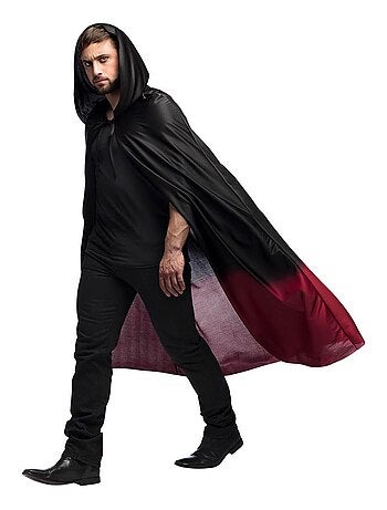 Cape Fade noir/rouge -170cm