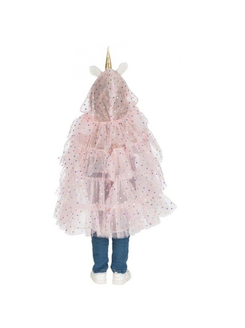 Cape Fée Licorne 62 cm Rose - Kiabi