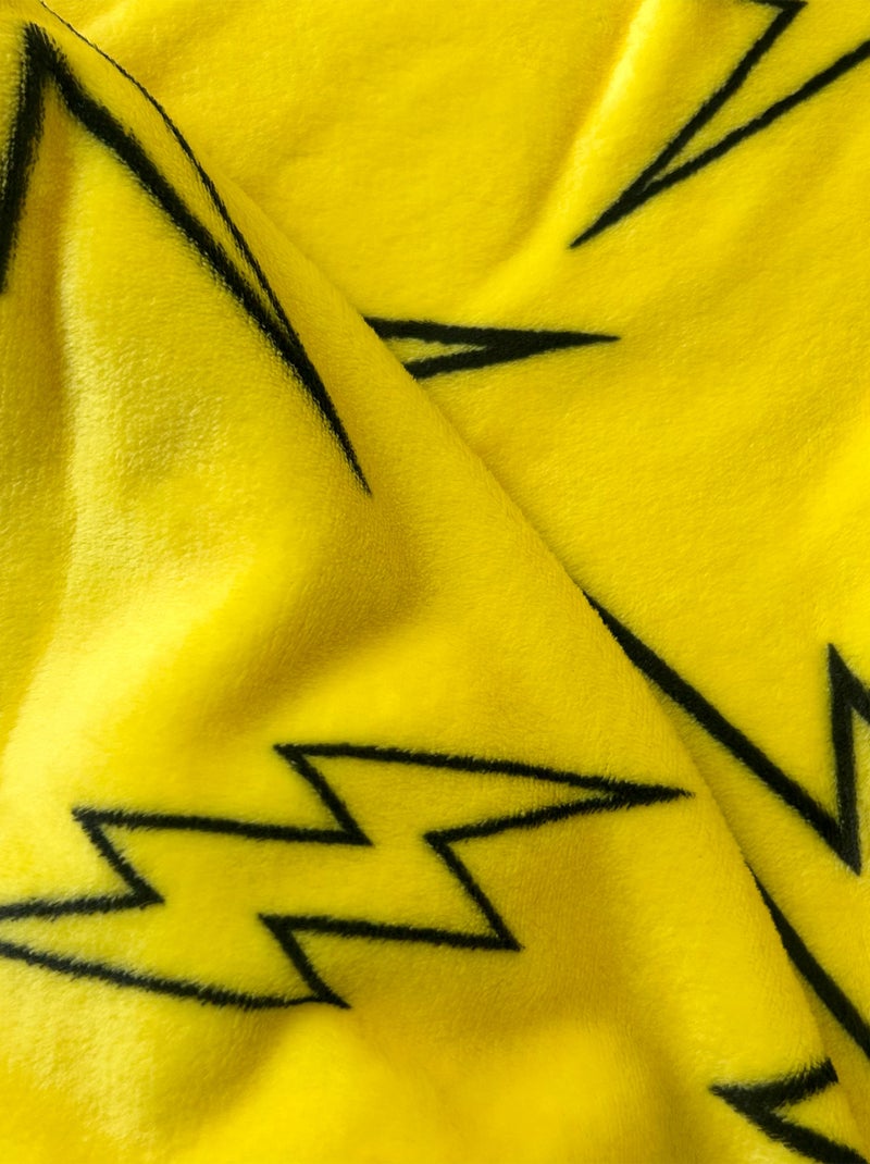 Cape plaid imprimée 100% polyester, POKÉMON ÉCLAIR Jaune - Kiabi