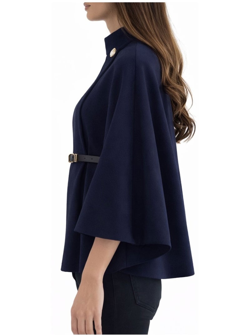 Cape poncho kebello Bleu marine - Kiabi