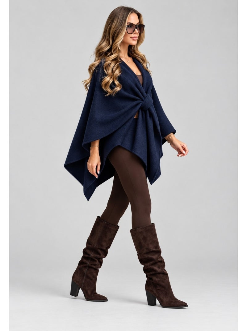 Cape poncho kebello Bleu marine - Kiabi