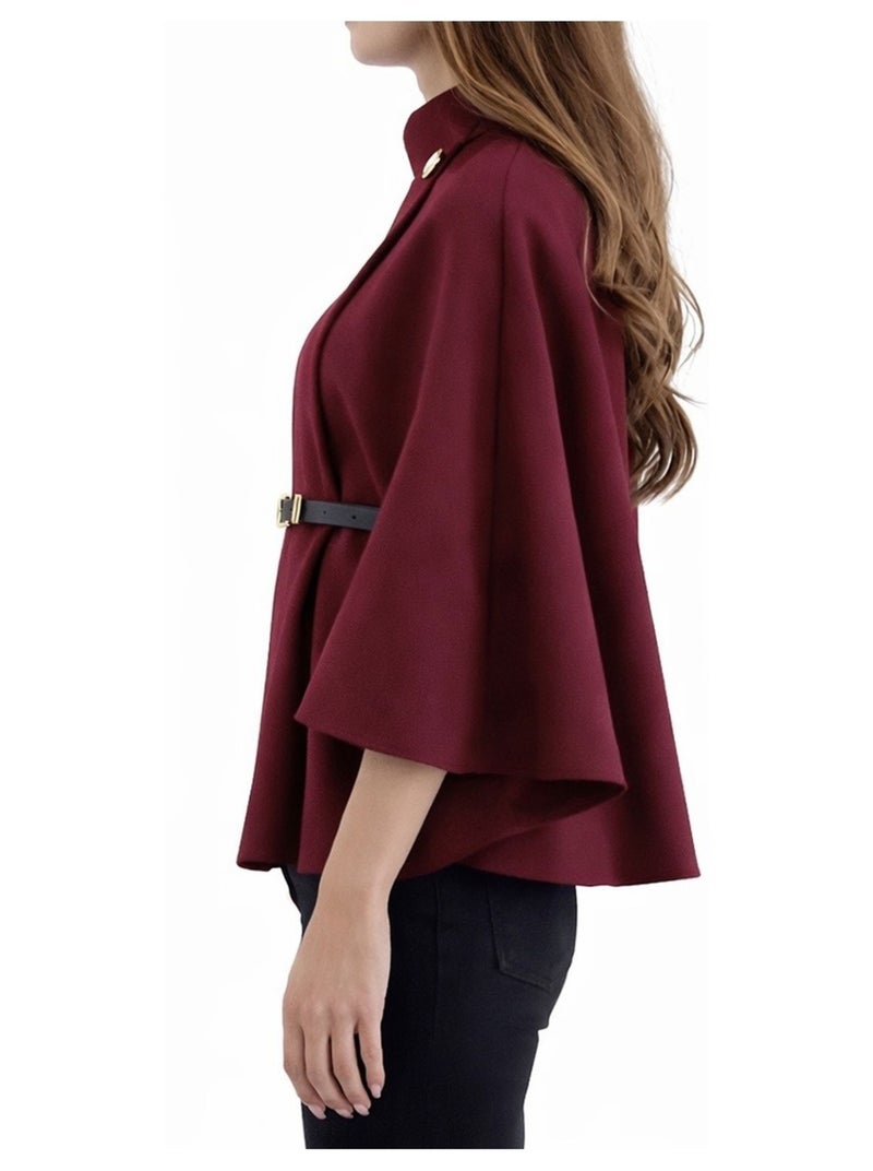 Cape Poncho Kebello Bordeaux - Kiabi