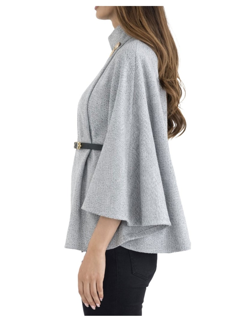 Cape Poncho Kebello Gris - Kiabi
