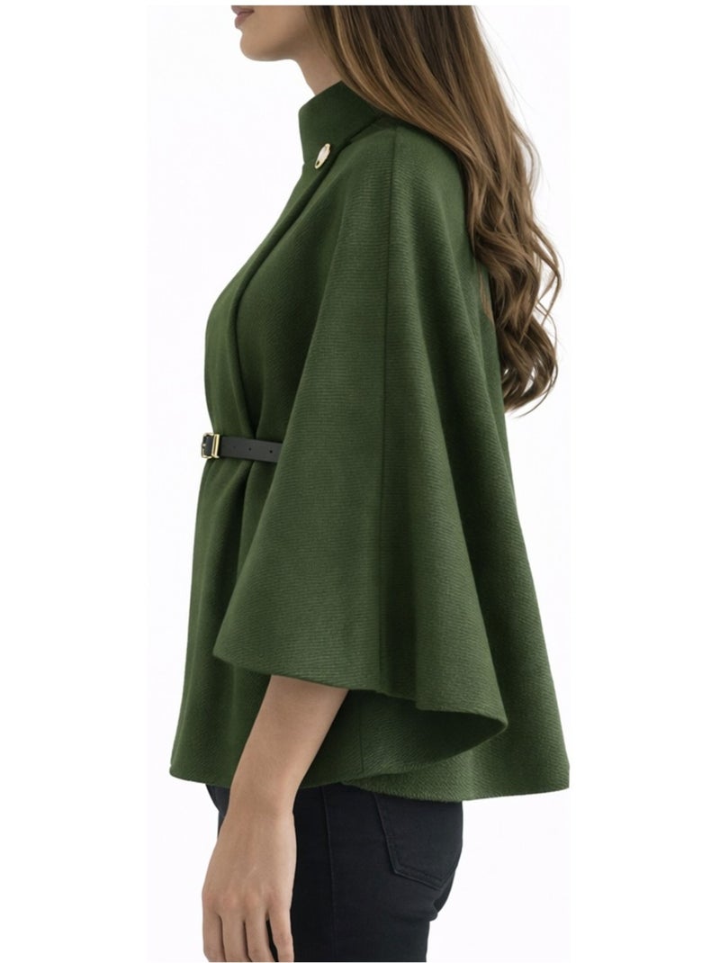 Cape Poncho Kebello Kaki - Kiabi