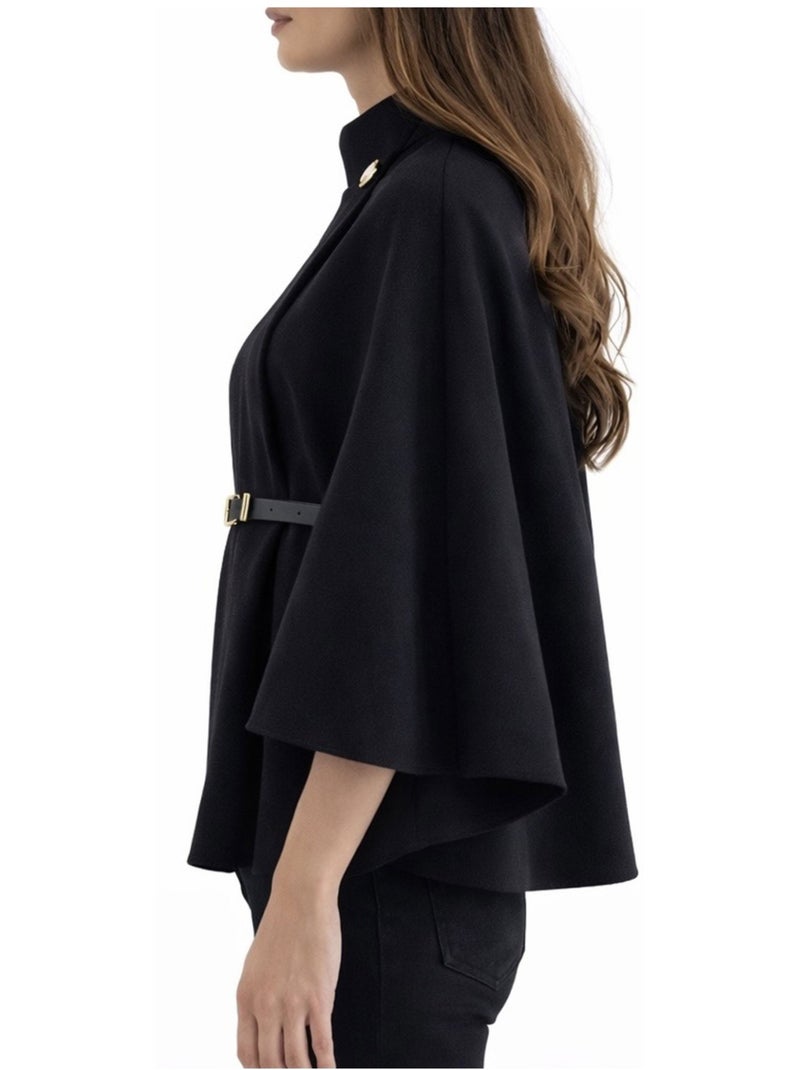 Cape Poncho Kebello Noir Noir - Kiabi