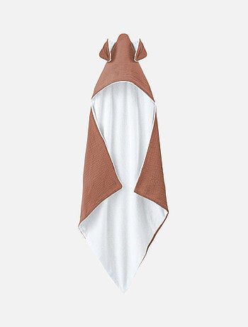 Cape, sortie de bain intérieur 100 % coton - Lapin - Monsieur Bébé - Kiabi