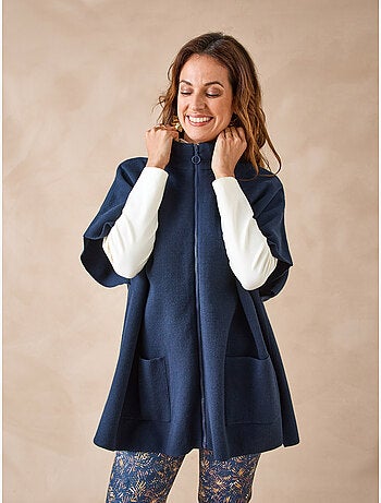 Cape zippée en maille milano - DAXON