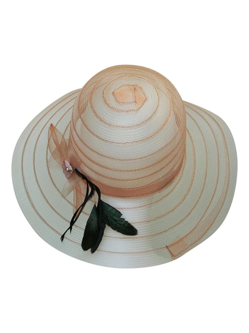 Capeline de cérémonie AURORE Rose saumon - Kiabi