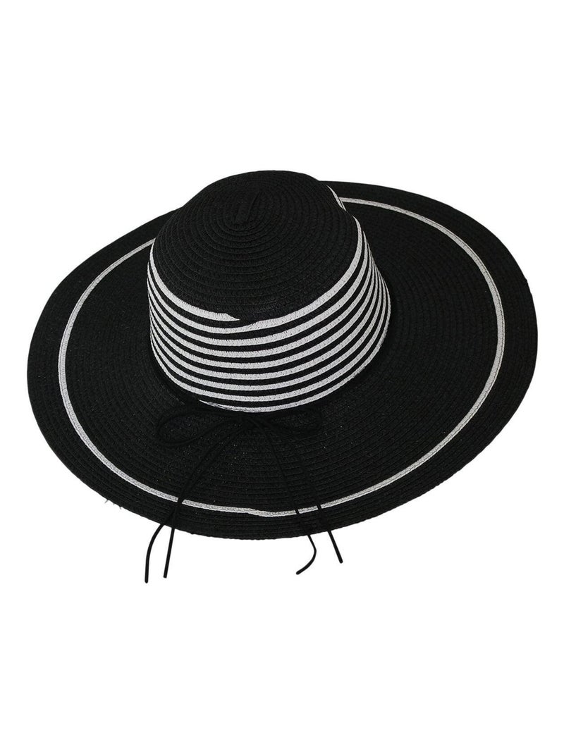 Capeline rayée FORLIEN Noir - Kiabi