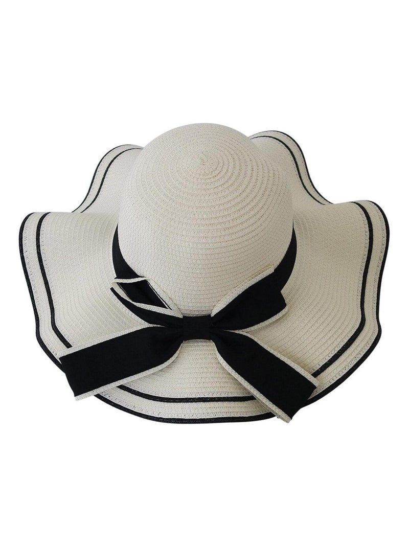 Capeline volantée THELMA Blanc cassé - Kiabi