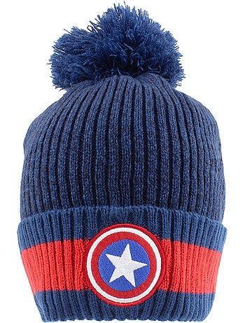 Capitaine Amérique - Bonnet motif/style logo