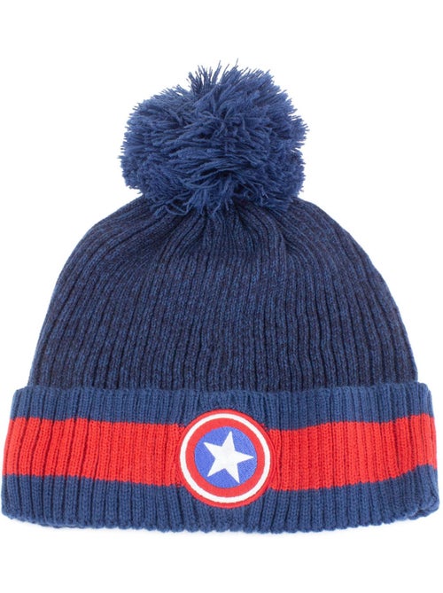 Capitaine Amérique - Bonnet motif/style logo - Kiabi