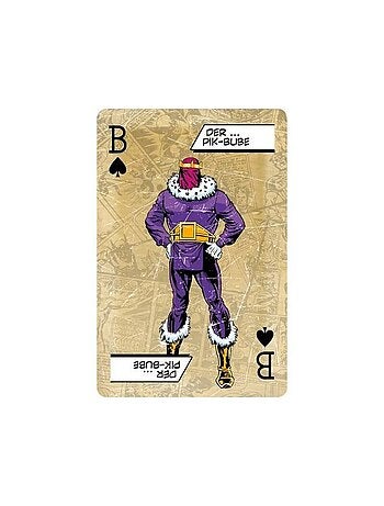 Capitaine Amérique - Jeu de cartes motif/style couverture de bande dessinée
