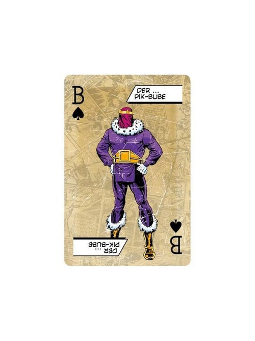 Capitaine Amérique - Jeu de cartes motif/style couverture de bande dessinée - Kiabi Capitaine Amérique - Jeu de cartes motif/style couverture de bande dessinée - Kiabi