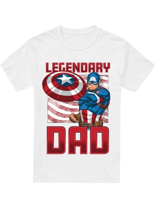 Capitaine Amérique - T-shirt LEGENDARY DAD - Kiabi