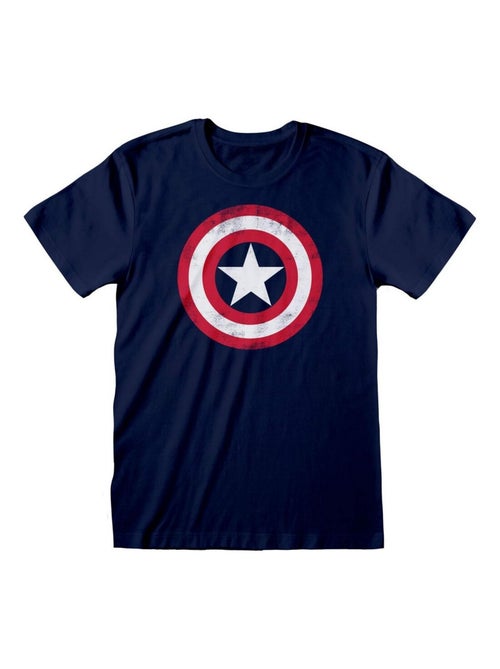 Capitaine Amérique - T-shirt motif/style Bouclier - Kiabi