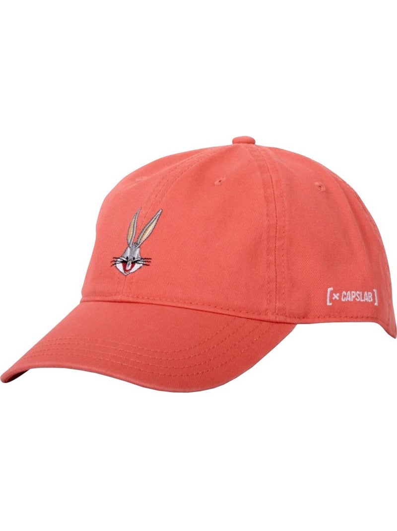 Capslab - Casquette de baseball motif Bugs Bunny motif/style Looney Tunes FREEGUN (Bugs Bunny) Orange - Kiabi