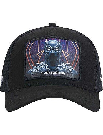Capslab - Casquette trucker motif Black Panther (Black Panther)