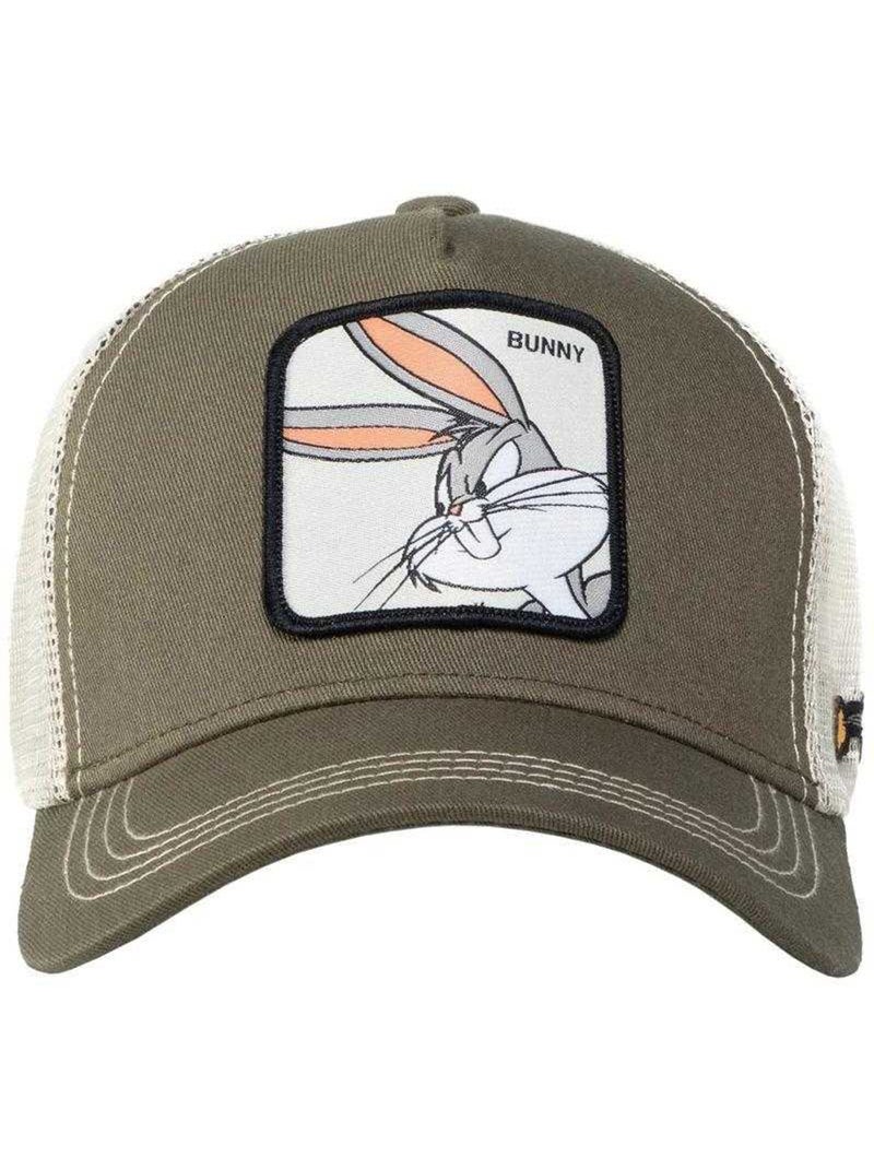 Capslab - Casquette trucker motif Bugs Bunny motif/style Looney Tunes (Bugs Bunny) Gris - Kiabi