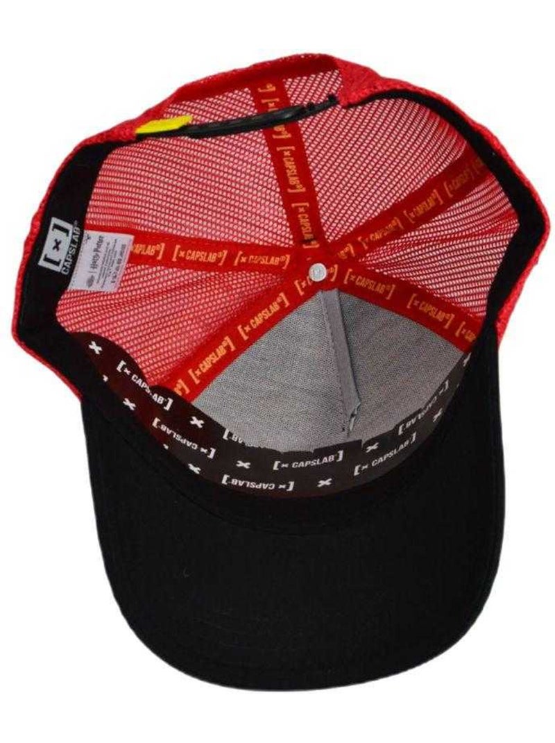 Capslab - Casquette trucker motif/style Harry Potter (Harry Potter) Noir Rouge - Kiabi
