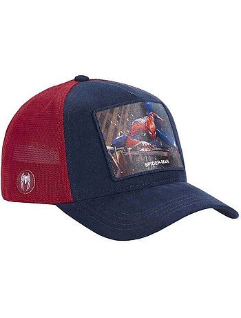 Capslab - Casquette trucker motif/style Homme araignée (Spider-Man)