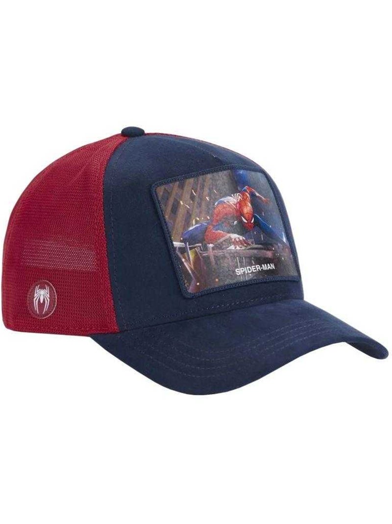 Capslab - Casquette trucker motif/style Homme araignée (Spider-Man) Rouge cachemire - Kiabi