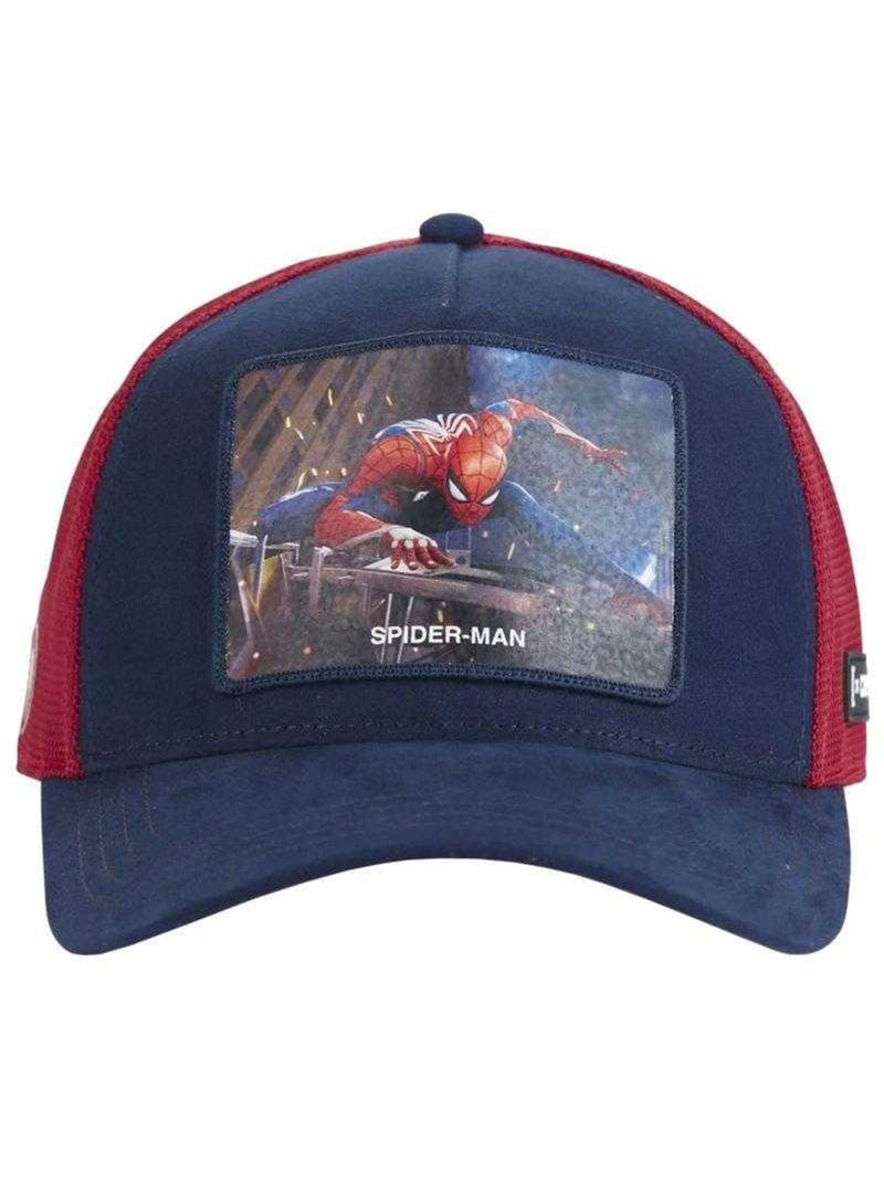 Capslab - Casquette trucker motif/style Homme araignée (Spider-Man) Rouge cachemire - Kiabi