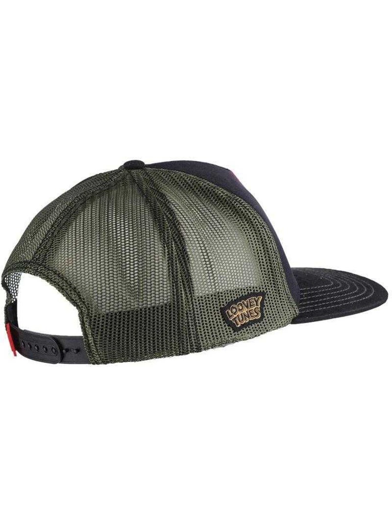 Capslab - Casquette trucker motif/style Looney Tunes (Bugs Bunny, Daffy Duck) Noir - Kiabi