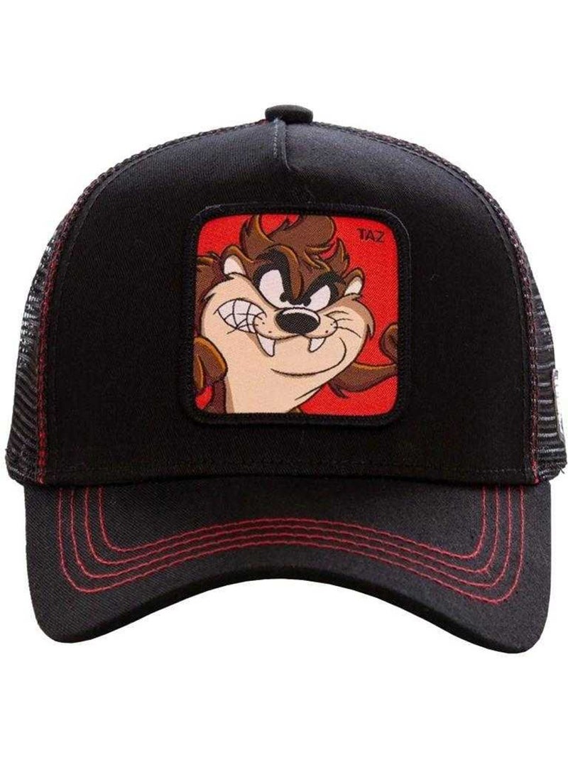 Capslab - Casquette trucker motif/style Looney Tunes FREEGUN (Diable de Tasmanie) Noir - Kiabi