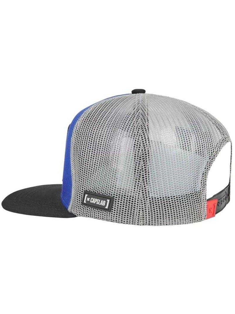 Capslab - Casquette trucker motif/style NASA Noir Noir Gris - Kiabi