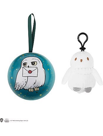 Capsule de Noël avec Porte-clés Peluche Hedwige - Harry Potter